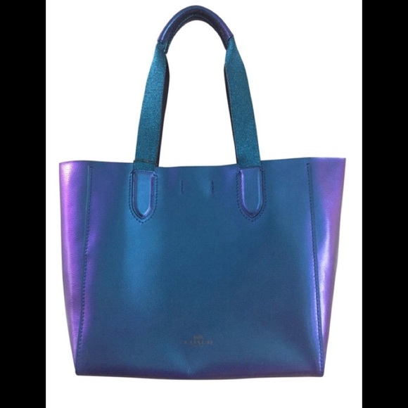 Coach Handbags - Derby Hologram Leather Tote